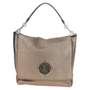 LOEWE Anagram Mya Shoulder Bag Leather Champagne Gold Gold Auth yk19500V-13