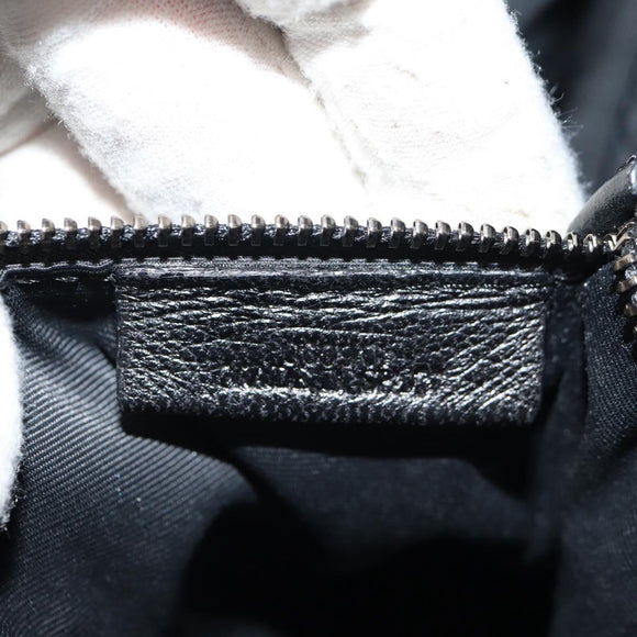 LOEWE Anagram Mya Shoulder Bag Leather Champagne Gold Gold Auth yk19500V