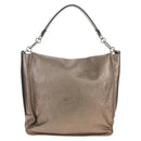 LOEWE Anagram Mya Shoulder Bag Leather Champagne Gold Gold Auth yk19500V-2