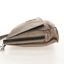 LOEWE Anagram Mya Shoulder Bag Leather Champagne Gold Gold Auth yk19500V-3