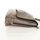 LOEWE Anagram Mya Shoulder Bag Leather Champagne Gold Gold Auth yk19500V-4