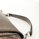 LOEWE Anagram Mya Shoulder Bag Leather Champagne Gold Gold Auth yk19500V-14