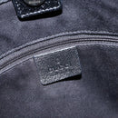 GUCCI GG Canvas Tote Bag Black Silver 115015 Auth yk19501-10