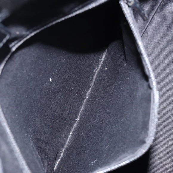 GUCCI GG Canvas Tote Bag Black Silver 115015 Auth yk19501