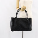 GUCCI GG Canvas Tote Bag Black Silver 115015 Auth yk19501-21