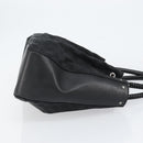 GUCCI GG Canvas Tote Bag Black Silver 115015 Auth yk19501-3