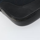 GUCCI GG Canvas Jackie Shoulder Bag Black Silver 001 3306 Auth yk19505-14