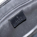 GUCCI GG Canvas Jackie Shoulder Bag Black Silver 001 3306 Auth yk19505-16
