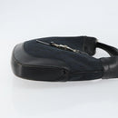 GUCCI GG Canvas Jackie Shoulder Bag Black Silver 001 3306 Auth yk19505-4