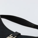 GUCCI GG Canvas Jackie Shoulder Bag Black Silver 001 3306 Auth yk19505-8