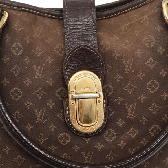 LOUIS VUITTON Monogram Idylle Elegy Hand Bag Black M56696 LV Auth yk19507