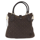 LOUIS VUITTON Monogram Idylle Elegy Hand Bag Black M56696 LV Auth yk19507-2
