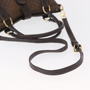 LOUIS VUITTON Monogram Idylle Elegy Hand Bag Black M56696 LV Auth yk19507-8