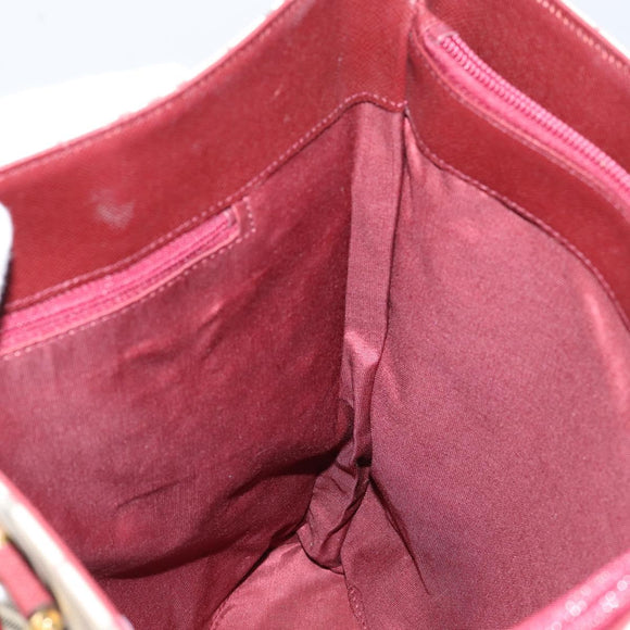 BURBERRY Nova Check Tote Bag Canvas Beige Gold Auth yk19514