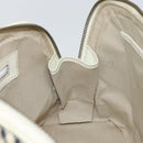 BURBERRY Nova Check Hand Bag Canvas Beige Auth yk19515-18