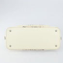 BURBERRY Nova Check Hand Bag Canvas Beige Auth yk19515-9