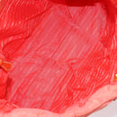 PRADA Shoulder Bag Nylon Orange Gold Auth yk19518-18