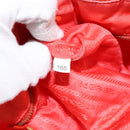 PRADA Shoulder Bag Nylon Orange Gold Auth yk19518-23