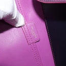 LOEWE Anagram Tote Bag Leather Navy Gold Auth yk19519-12