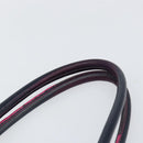 LOEWE Anagram Tote Bag Leather Navy Gold Auth yk19519-8