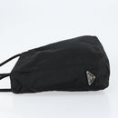 PRADA Shoulder Bag Nylon Black Silver Auth yk19522-4