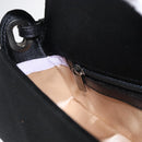 Jimmy Choo Turita Chain Shoulder Bag Satin Black Silver Auth yk19524-20