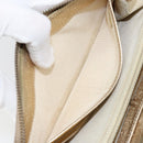 CHANEL 2.55 Matelasse Long Wallet Lamb Skin Gold CC Auth yk19525-19