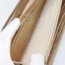 CHANEL 2.55 Matelasse Long Wallet Lamb Skin Gold CC Auth yk19525-20