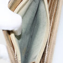 CHANEL 2.55 Matelasse Long Wallet Lamb Skin Gold CC Auth yk19525-10