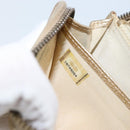 CHANEL 2.55 Matelasse Long Wallet Lamb Skin Gold CC Auth yk19525-12