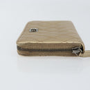 CHANEL 2.55 Matelasse Long Wallet Lamb Skin Gold CC Auth yk19525-4