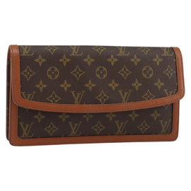 LOUIS VUITTON Monogram Pochette Dam GM Clutch Bag M51810 LV Auth yk19528