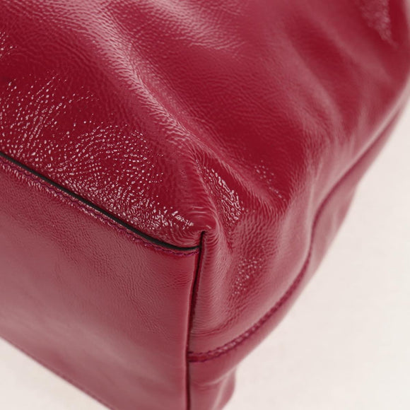 GUCCI Chain Soho Shoulder Bag Patent leather Pink Gold 308982 Auth yk19530V