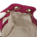 GUCCI Chain Soho Shoulder Bag Patent leather Pink Gold 308982 Auth yk19530V-19