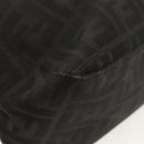 FENDI Zucca Canvas Mamma Baguette Shoulder Bag Black Silver Auth yk19531V-13
