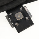 FENDI Zucca Canvas Mamma Baguette Shoulder Bag Black Silver Auth yk19531V-17