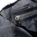 FENDI Zucca Canvas Mamma Baguette Shoulder Bag Black Silver Auth yk19531V-22