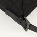 FENDI Zucca Canvas Mamma Baguette Shoulder Bag Black Silver Auth yk19531V-8