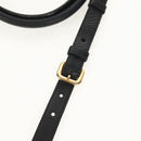 PRADA Hand Bag Leather 2way Black Gold Auth yk19532V-15