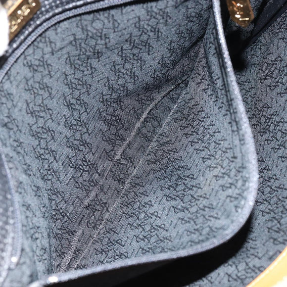 SAINT LAURENT Shoulder Bag Leather Beige Gold Auth yk19534