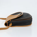 SAINT LAURENT Shoulder Bag Leather Beige Gold Auth yk19534-5