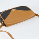 SAINT LAURENT Shoulder Bag Leather Beige Gold Auth yk19534-6