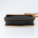 SAINT LAURENT Shoulder Bag Leather Beige Gold Auth yk19534-9