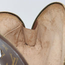 LOUIS VUITTON Monogram Trousse Demi Ronde Cosmetic Pouch M47520 LV Auth yk19536-17