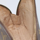 LOUIS VUITTON Monogram Trousse Demi Ronde Cosmetic Pouch M47520 LV Auth yk19536-18