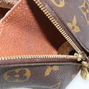 LOUIS VUITTON Monogram Trousse Demi Ronde Cosmetic Pouch M47520 LV Auth yk19536-12