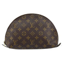 LOUIS VUITTON Monogram Trousse Demi Ronde Cosmetic Pouch M47520 LV Auth yk19536-13