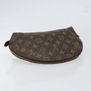LOUIS VUITTON Monogram Trousse Demi Ronde Cosmetic Pouch M47520 LV Auth yk19536-5