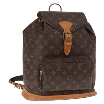 LOUIS VUITTON Monogram Montsouris GM Backpack M51135 LV Auth yk19537