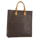 LOUIS VUITTON Monogram Sac Plat Hand Bag M51140 LV Auth yk19538-1